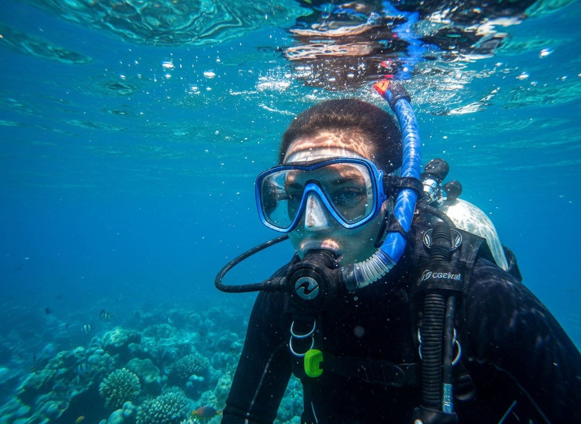Šnorchl Aqualung Technisub AQUILON, modrá