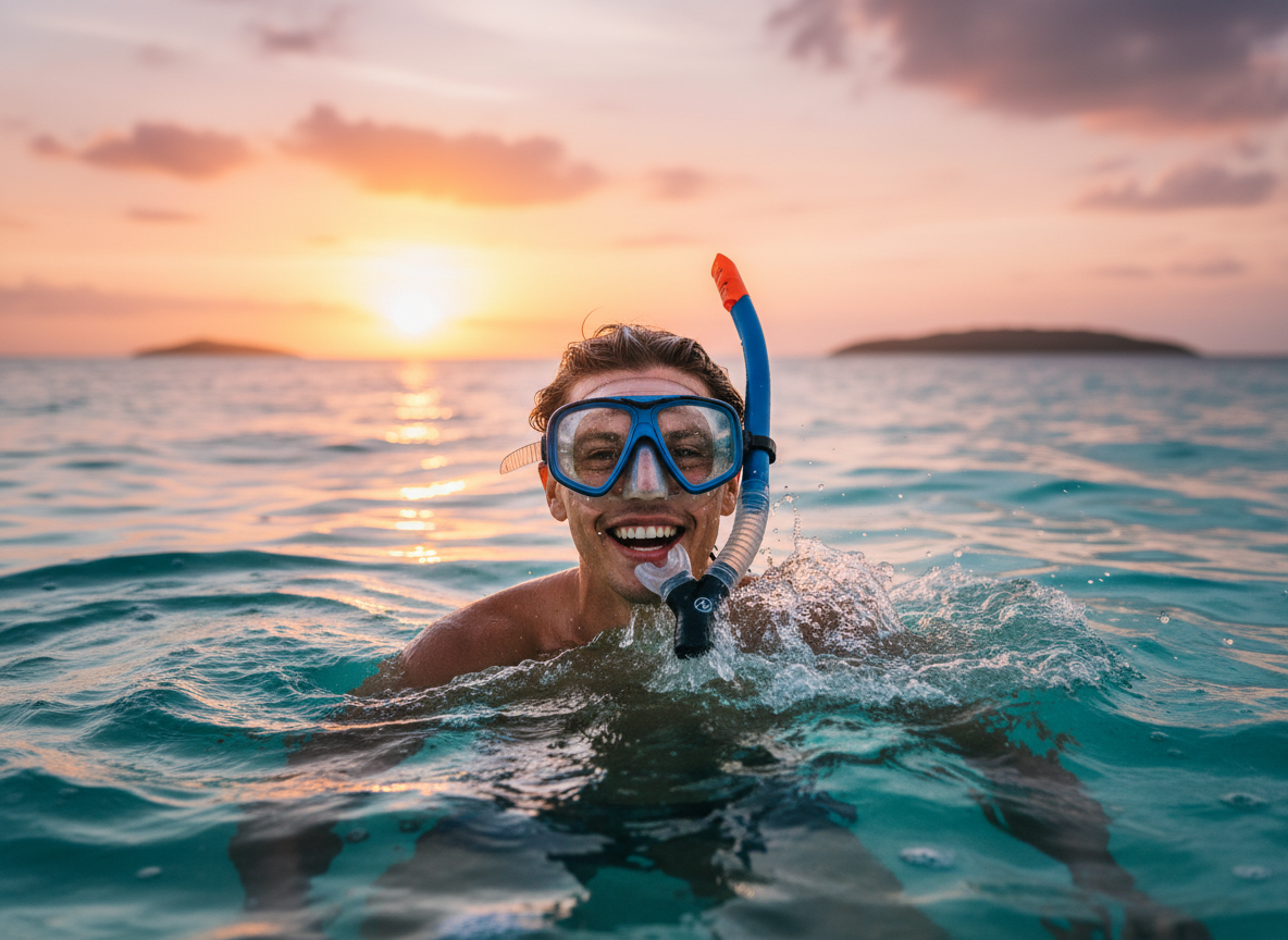 Šnorchl Aqualung IMPULSE 2 FLEX, modrá