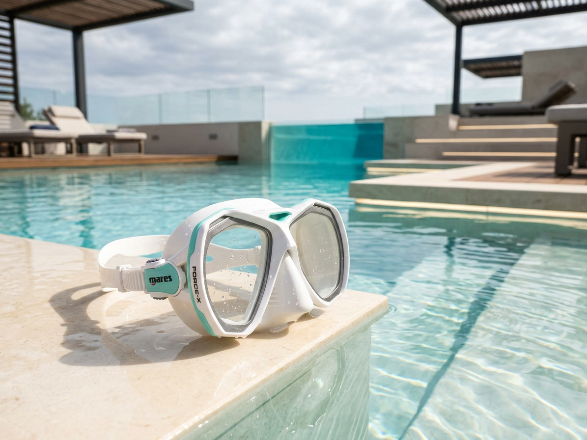 Mares Force-X White Aqua potápěčská maska