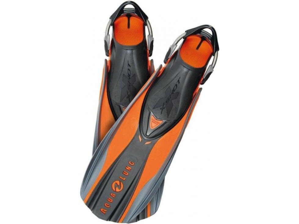 Aqualung Technisub XSHOT páskové ploutve, černá/oranžová