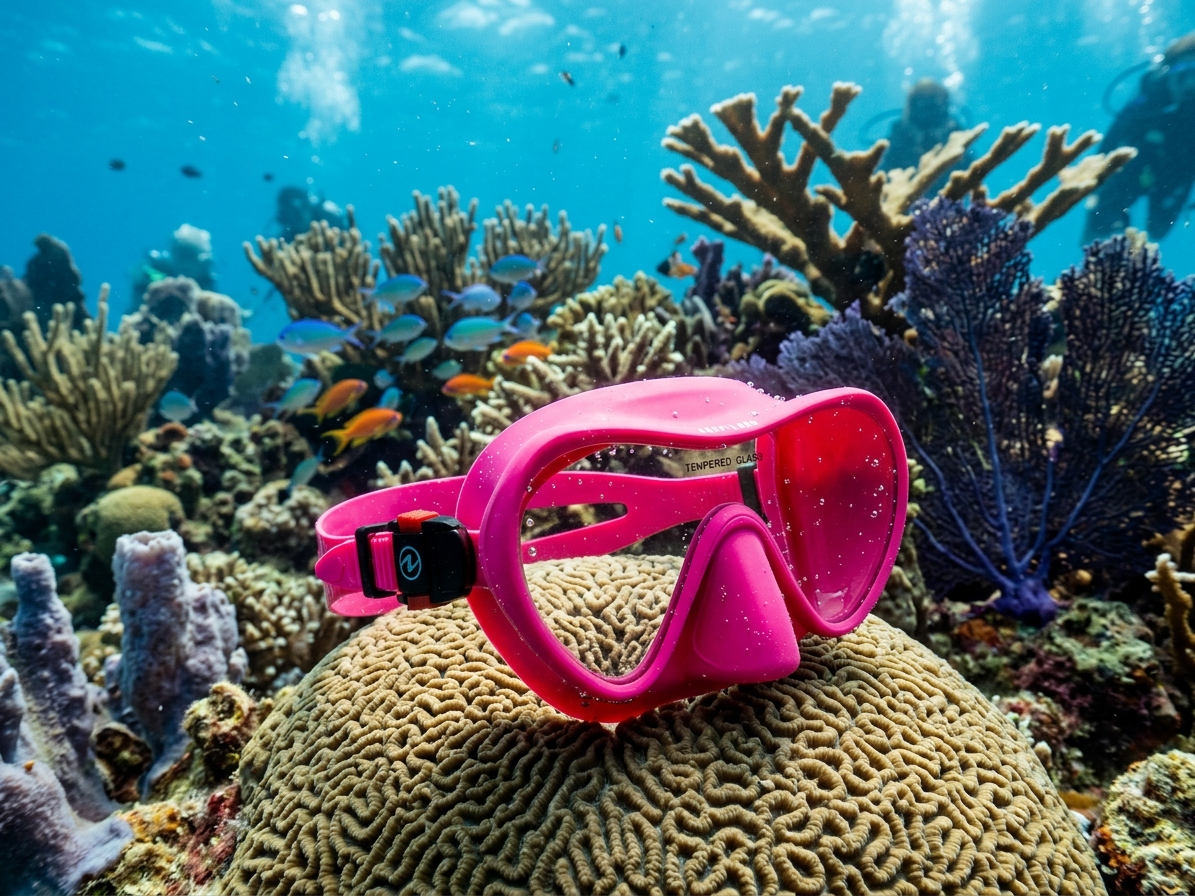 Aqualung Sport NABUL SN potápěčská maska růžová