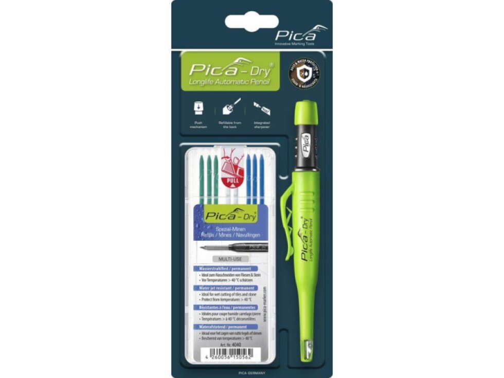 Pica | Tužka pro profesionální řemeslníky + náhradní tuhy