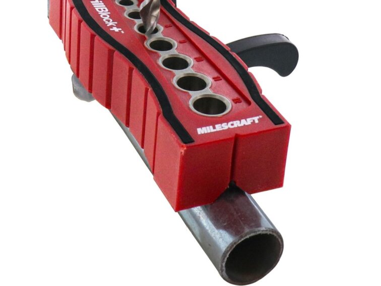 Milescraft | Vrtací šablona s ocelovými pouzdry - DrillBlock+