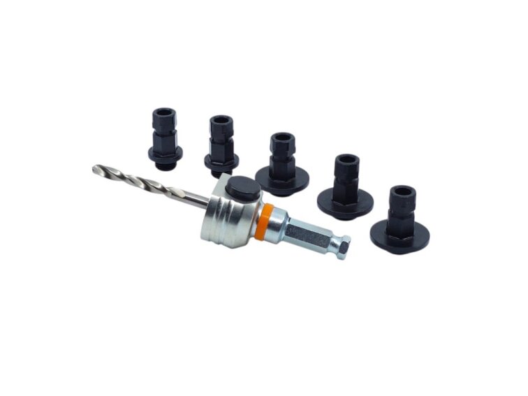 Mandrex | Unašeč pro bimetalové děrovky, kompatibilní s většinou korunek na trhu