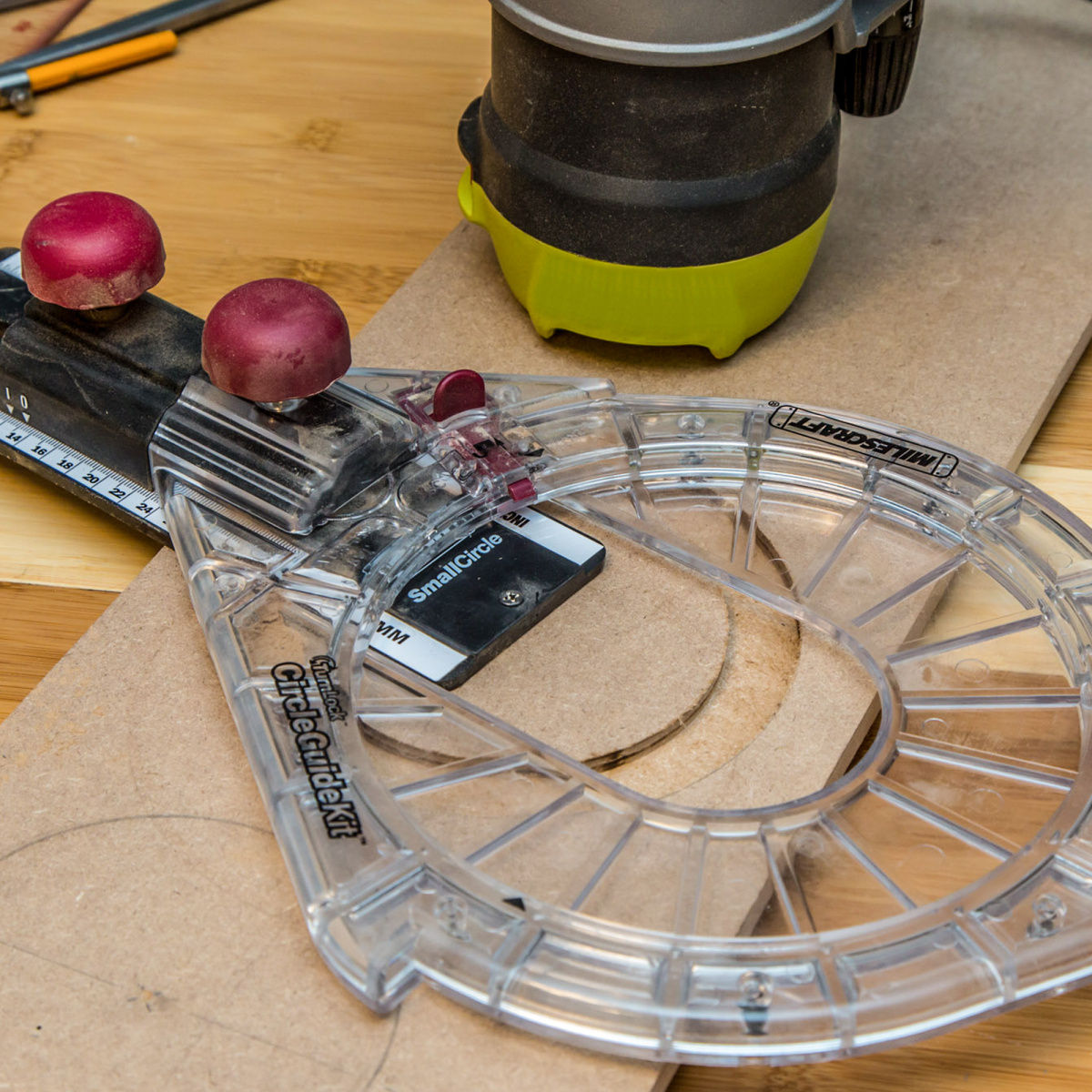 Milescraft - tool for milling circles