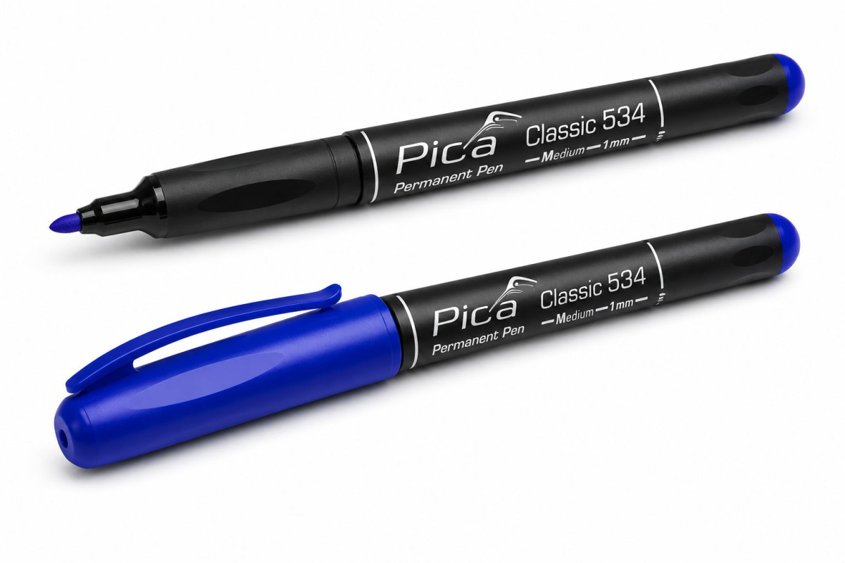 Pica - Classic permanent pen Medium - blue