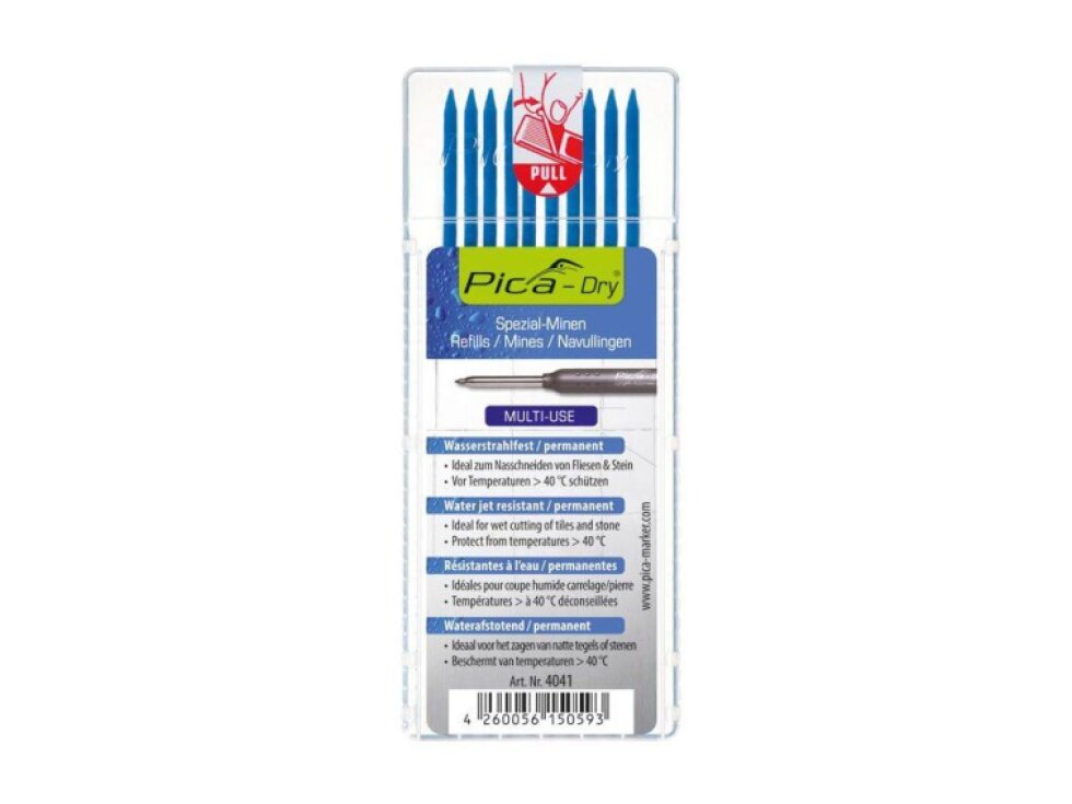 Pica Dry - Waterproof marking leads for wet tile cutting