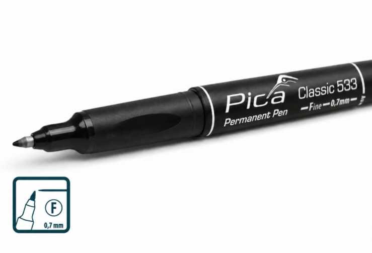 Pica | Classic 533 Fine 0,7 mm – permanentní popisovač pro přesné značení