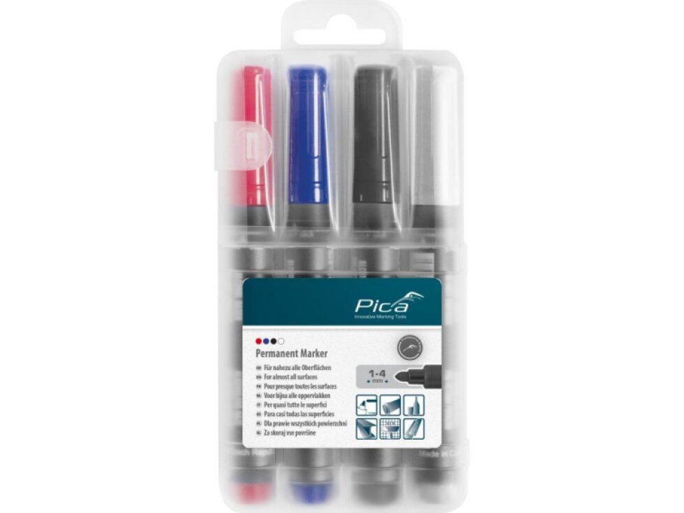 Pica Classic 520 | Set of permanent markers 4 - colors