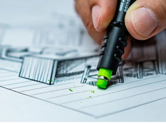 Pica Fine Dry | Pencil for the most precise marking with 0.9 mm tip