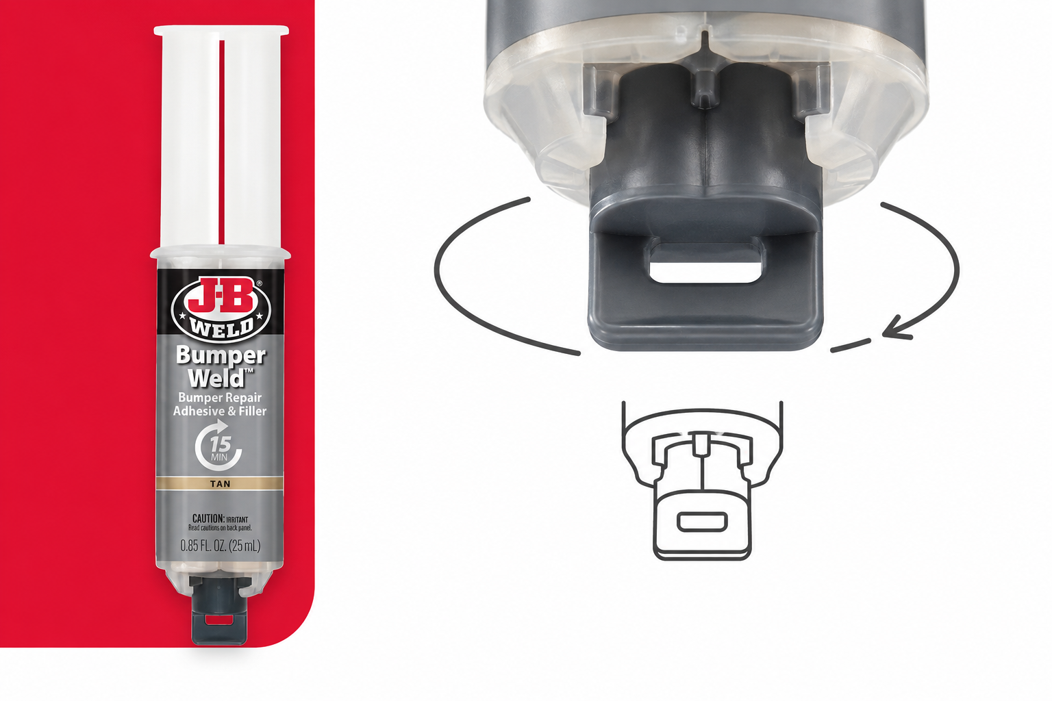 J-B Weld | BumperWeld™ 25 ml – lepidlo na opravu nárazníků