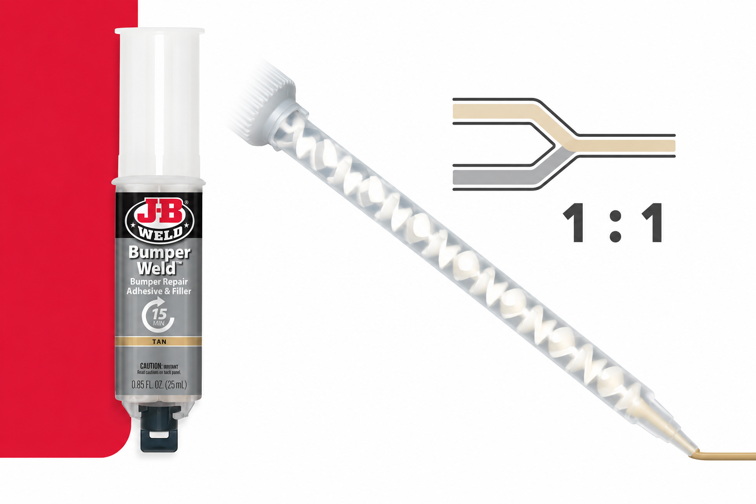J-B Weld | BumperWeld™ 25 ml – lepidlo na opravu nárazníků