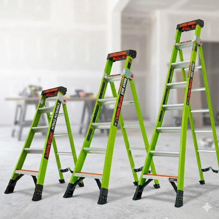 Litlle Giant | Nevodivý žebřík King Kombo Industrial