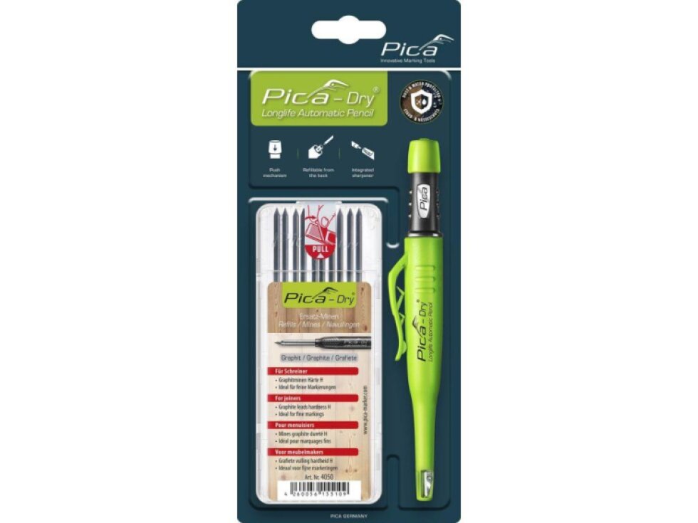 Pica | Tužka pro profesionální řemeslníky + náhradní tuhy