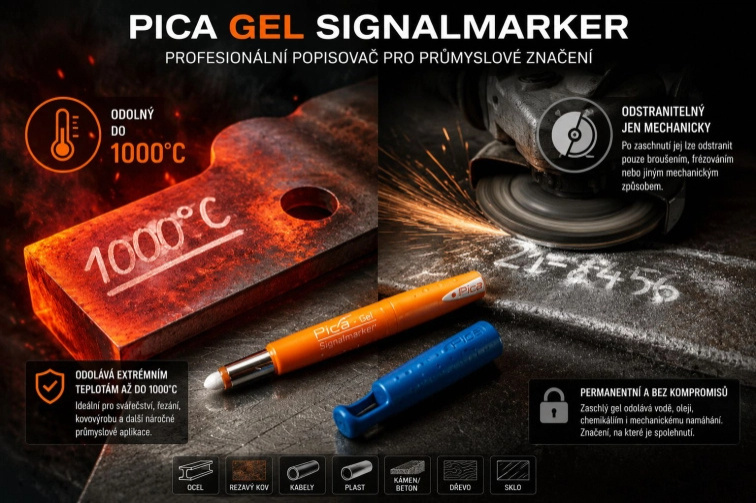 Pica | Gel profesionální signální značkovač odolný do 1000 °C
