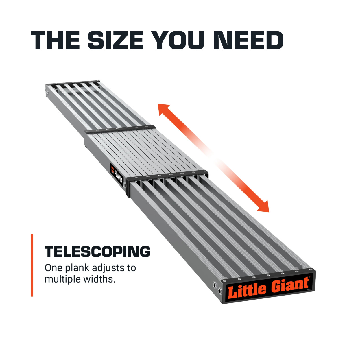 Little Giant | Telescoping Plank – teleskopická pracovní plošina