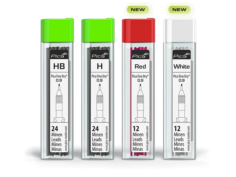 Pica Fine Dry | Pencil for the most precise marking with 0.9 mm tip