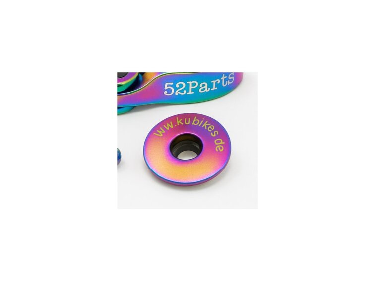 KUbikes 24S Trail AIR - Tyrkys - laser Rainbow, 9,7kg, lehké dětské kolo