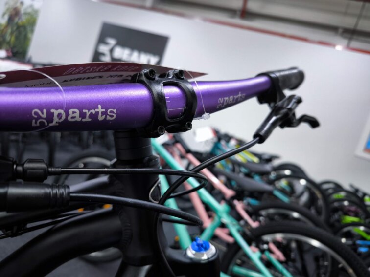 KUbikes 24S Trail AIR - Black - laser Purple, 9,7kg, lehké dětské kolo