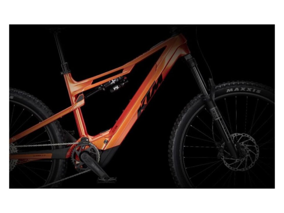 KTM MACINA KAPOHO ELITE BURNT ORANGE (BLACK), Bosch 5.gen, 800Wh, celoodpružené elektrokolo
