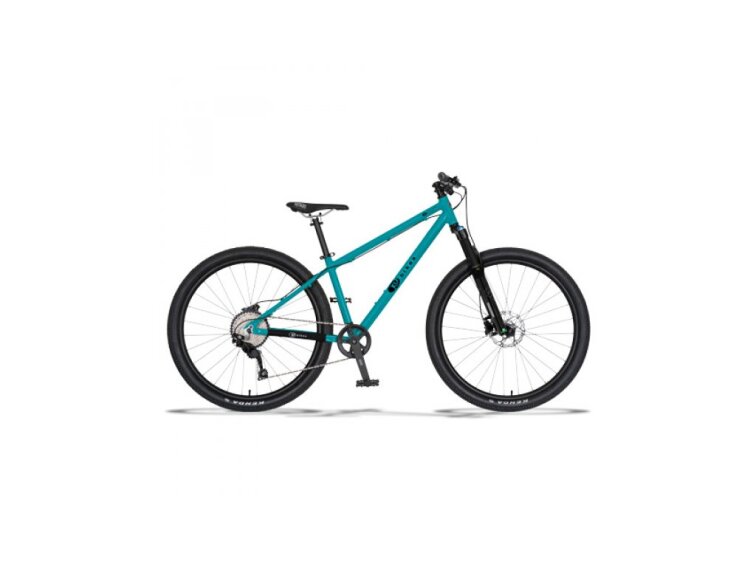 Lehké dětské kolo KUbikes 27,5 S MTB Disc tyrkysové třpytky