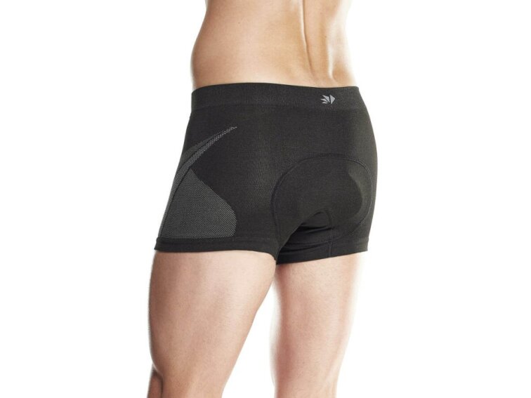 SIXS BOX2 V2 Pánské boxerky s vložkou carbon černá