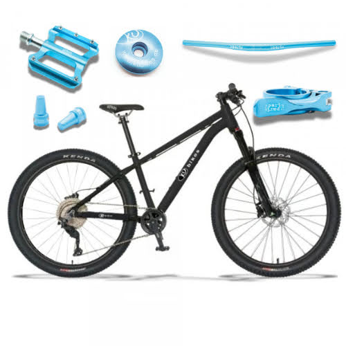 KUbikes 26 Trail AIR - Black - laser Blue, lehké dětské kolo