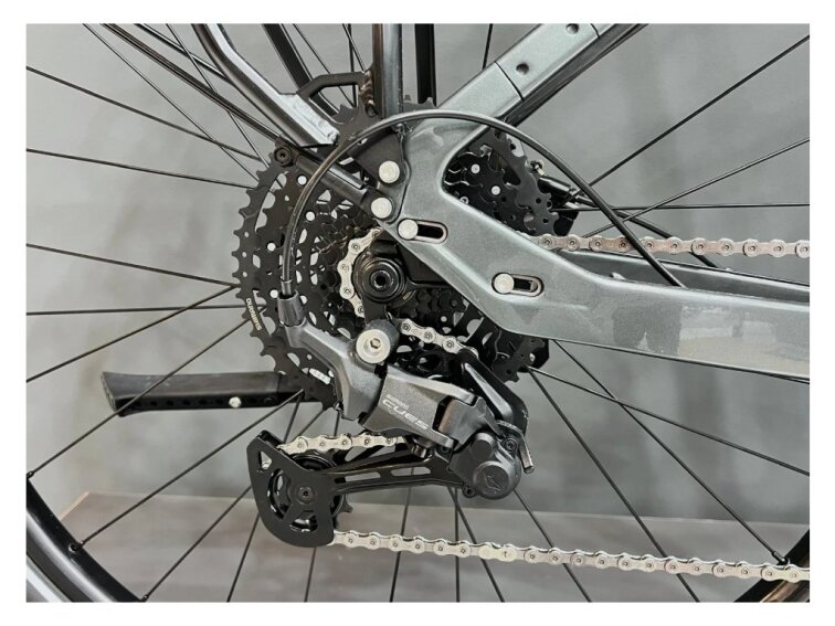 STEPPENWOLF Transterra Easy 9.1 DJI Avinox 800Wh, titanium grey gloss, elektrokolo s nízkým nástupem