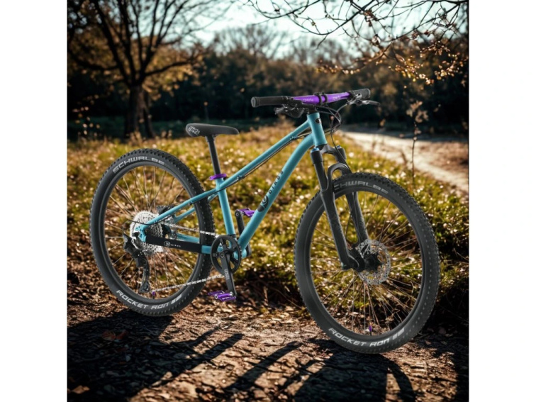 KUbikes 26 Trail AIR - Tyrkys - laser Purple, lehké dětské kolo