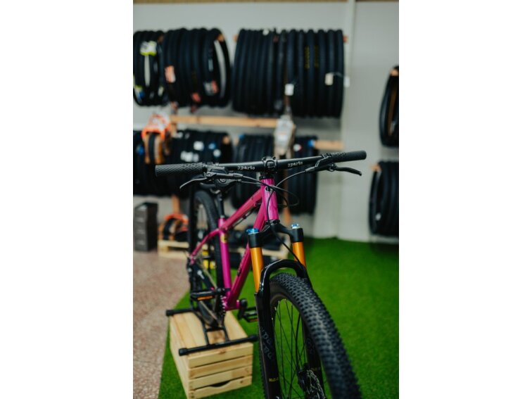 Lehké dětské kolo KUbikes 27,5 S MTB Disc růžová glazura