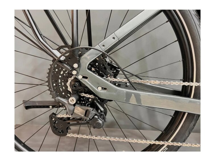 STEPPENWOLF Transterra Easy 9.1 DJI Avinox 800Wh, titanium grey gloss, elektrokolo s nízkým nástupem