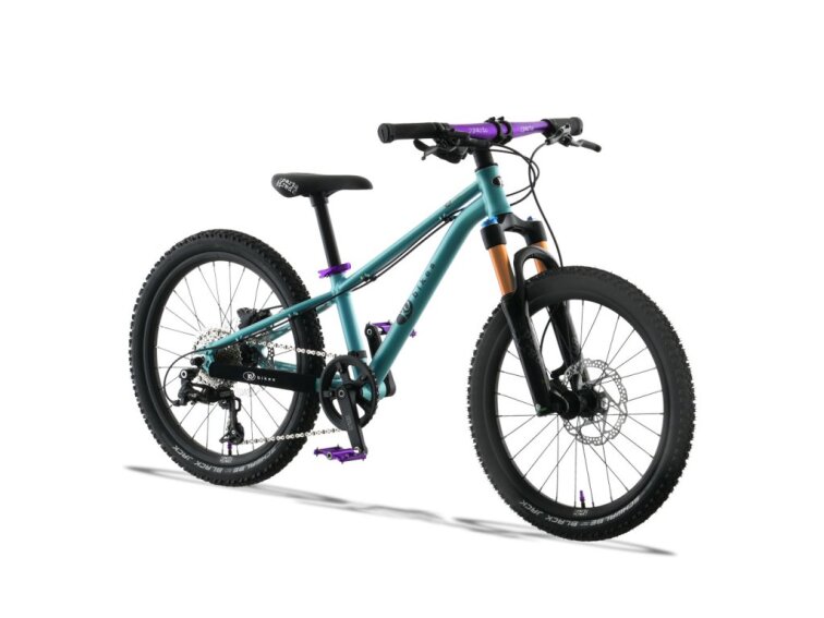 KUbikes 20S MTB Disc Tyrkys - laser Purple, 8,8kg, lehké dětské kolo