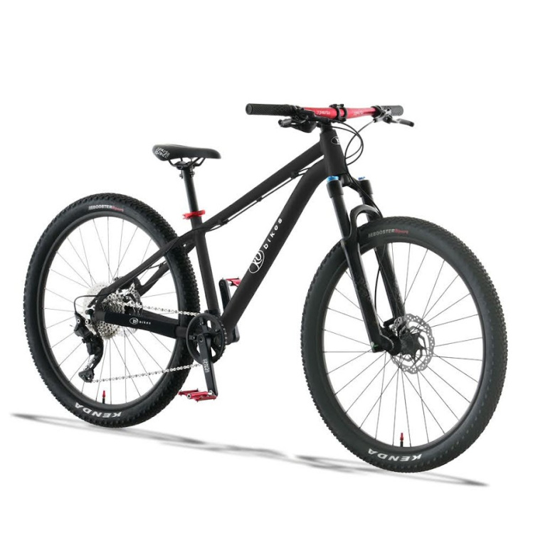 KUbikes 26 Trail AIR - Black - laser Red, lehké dětské kolo