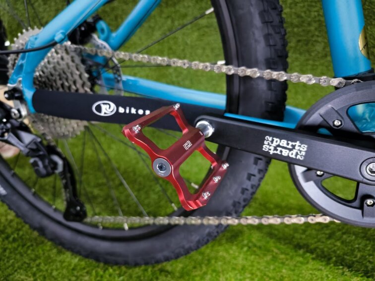 KUbikes 26 Trail AIR - Tyrkys - laser Red, lehké dětské kolo