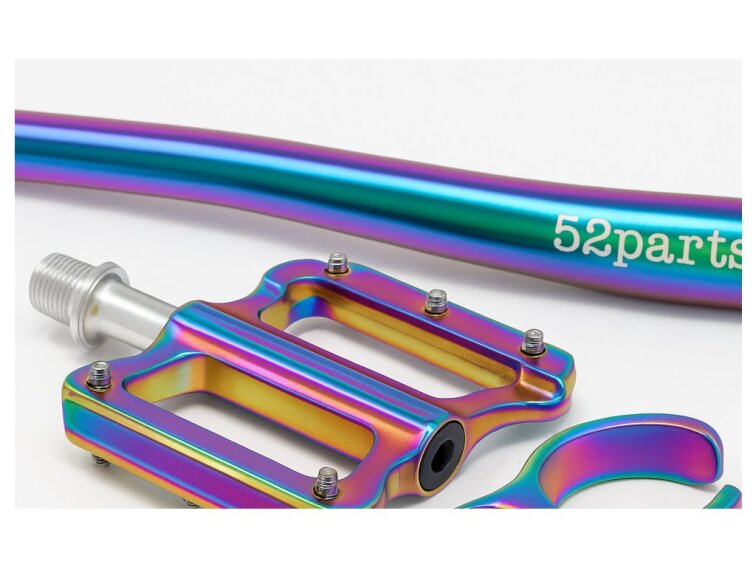 KUbikes 20S MTB Disc Tyrkys - laser Rainbow, 8,8kg, lehké dětské kolo