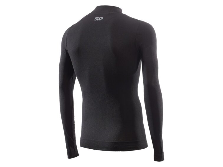 SIXS TS3 V2 Pánské tričko s dl. rukávem a stojáčkem černá