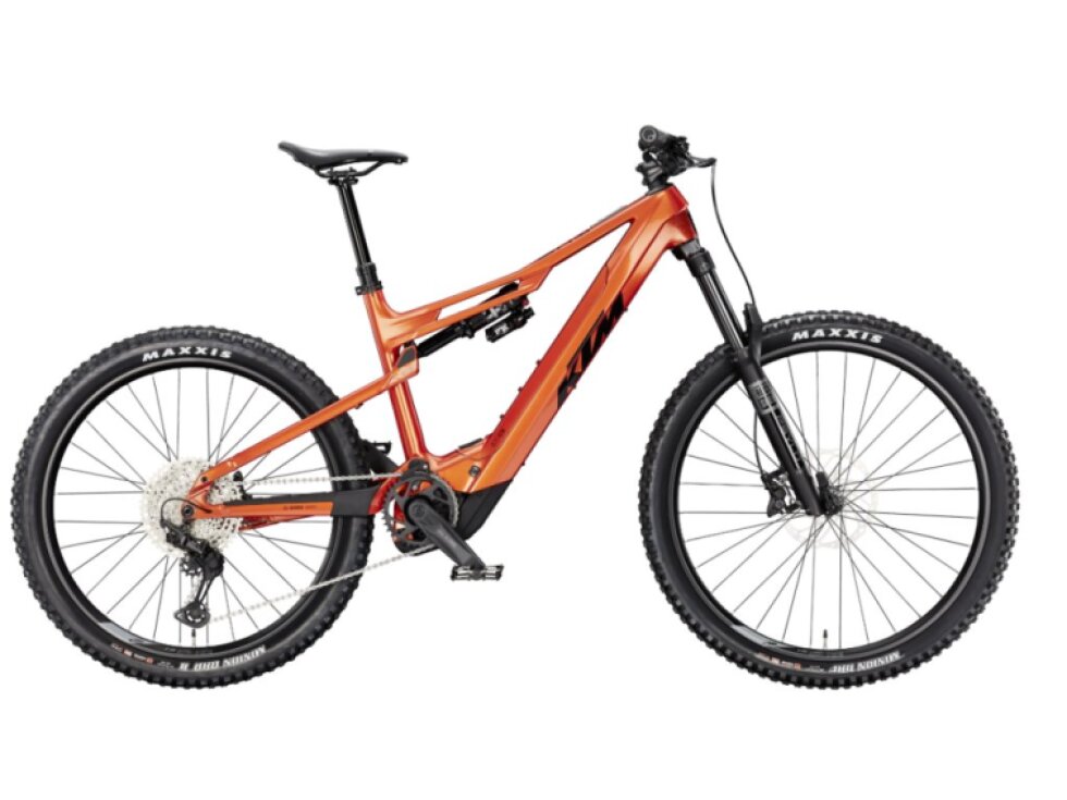 KTM MACINA KAPOHO ELITE BURNT ORANGE (BLACK), Bosch 5.gen, 800Wh, celoodpružené elektrokolo