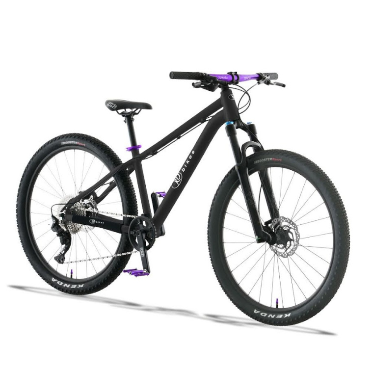 KUbikes 26 Trail AIR - Black - laser Purple, lehké dětské kolo