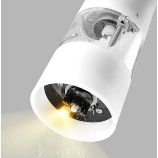 Špecifikácia mlynčeka Lamart LT7011 – objem 60 ml, výška 23 cm, priemer 6 cm, farba biela