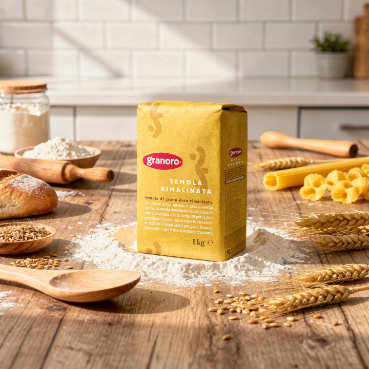 Múka semolínová Rimacinata Granoro 1kg