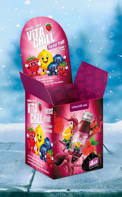VitaChill forest fruit - lesné ovocie - balenie 4ks