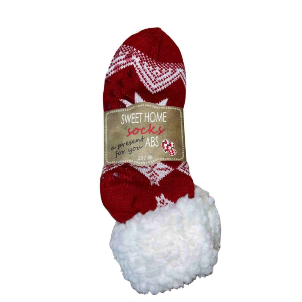 Chlupaté zimní ponožky s ABS 70937