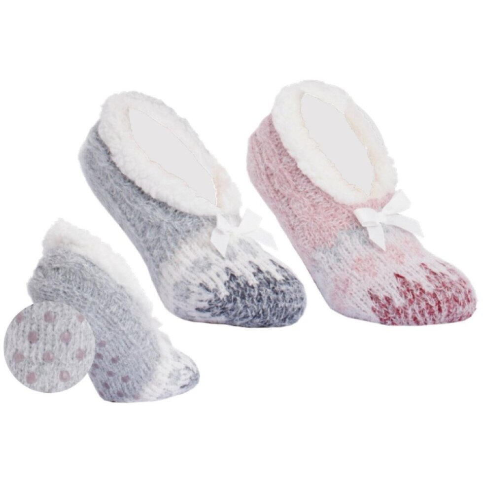 Domácí ponožky s ABS chodidlem