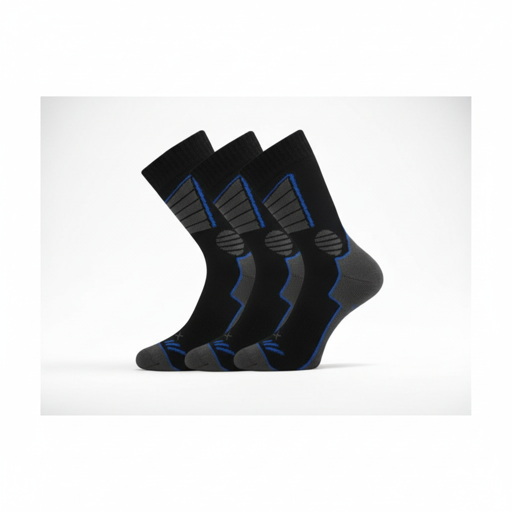 Ponožky sportovní froté THERMAX černé (3 páry)