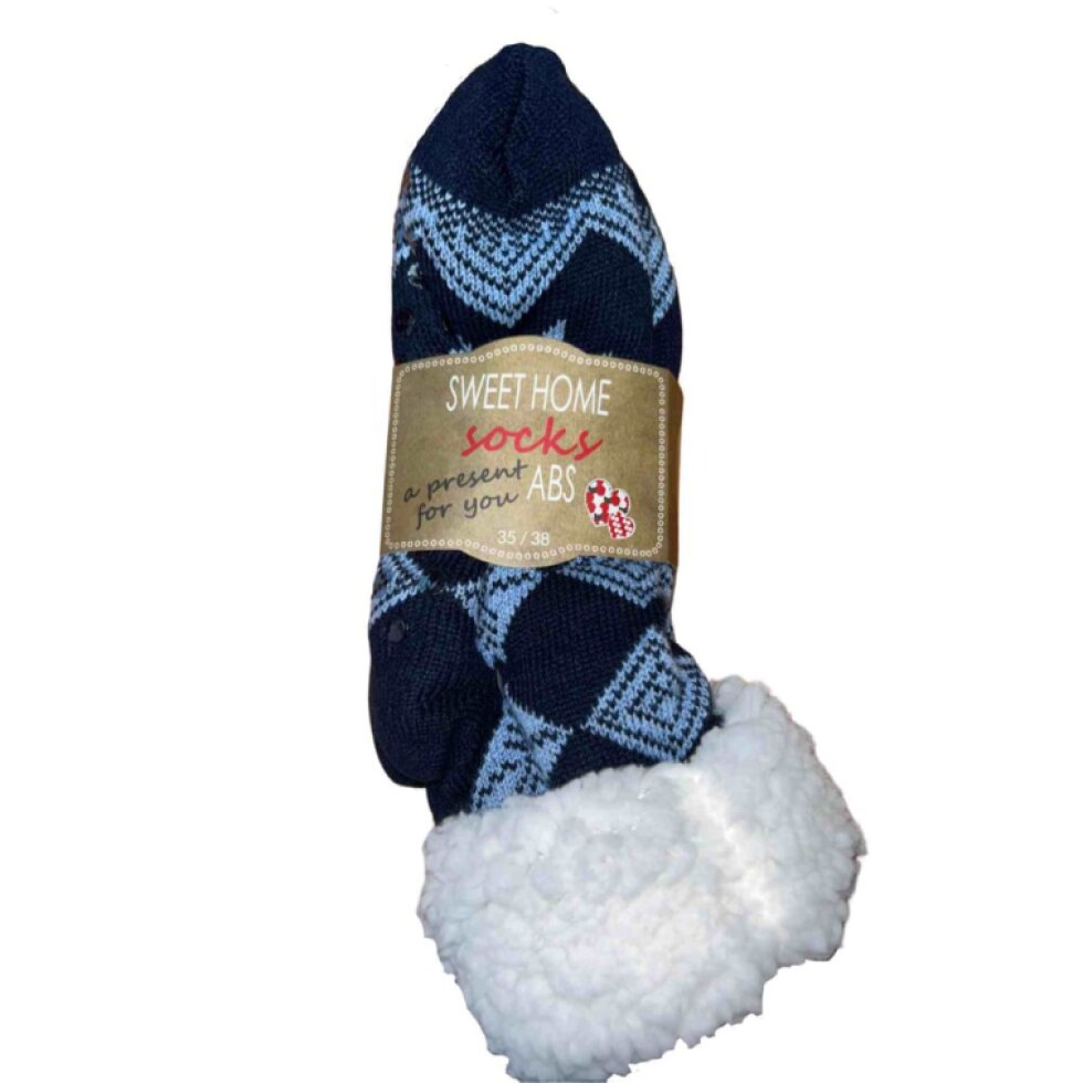 Chlupaté zimní ponožky s ABS 70937