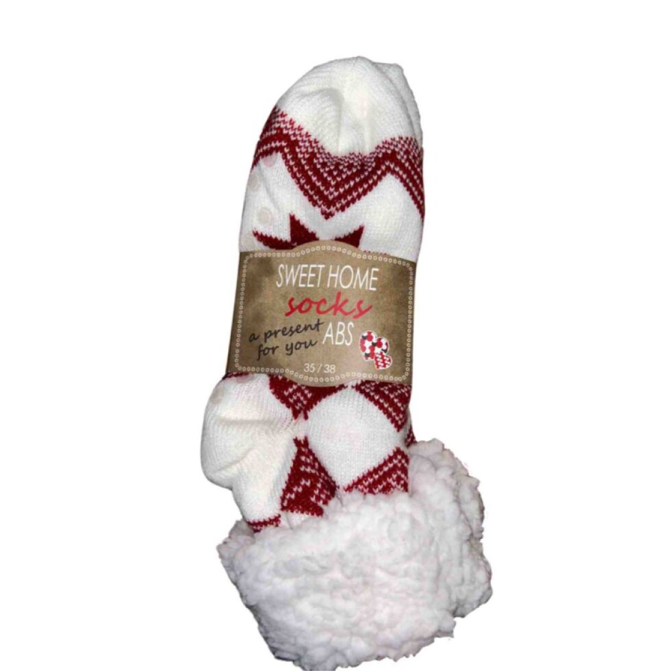 Chlupaté zimní ponožky s ABS 70937