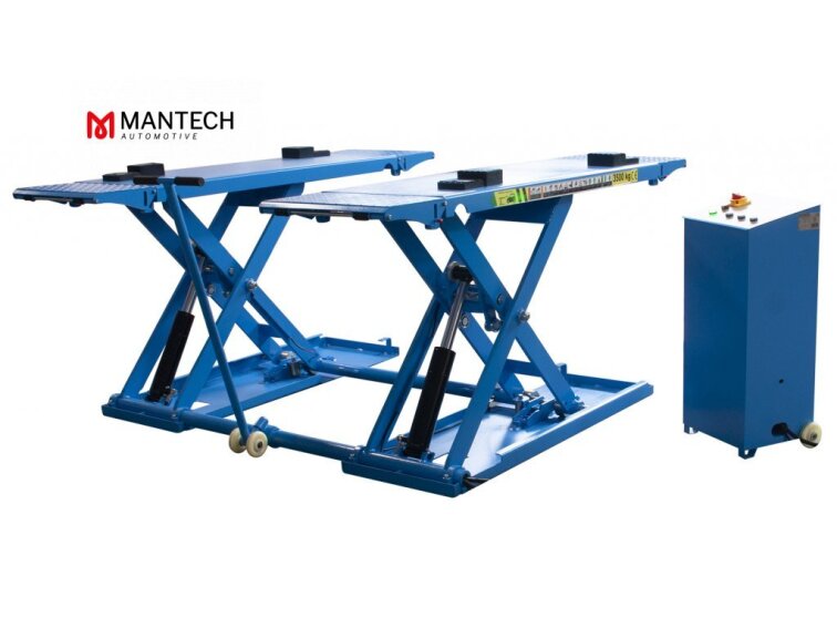 Nožnicový zdvihák KPN-3500 - Elektromagnetické západky- bez potreby kompresora