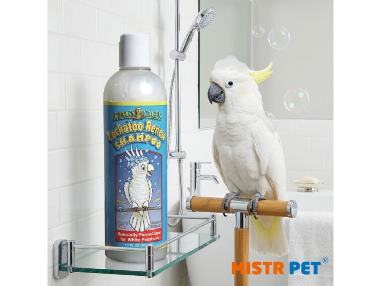 Kings Cages Cockatoo Renew Shampoo Brightens and Whitens