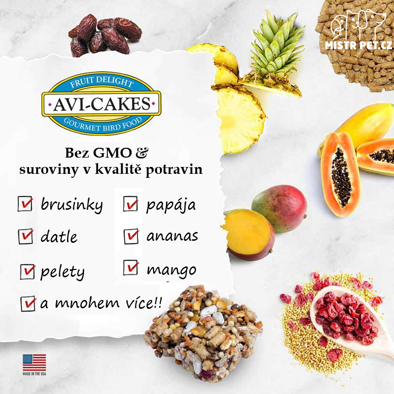Lafeber AVI-CAKES Fruit Delight Parakeet