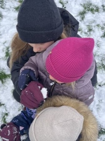 Hrubá pletená zimná čiapka z merino vlny junior Kama